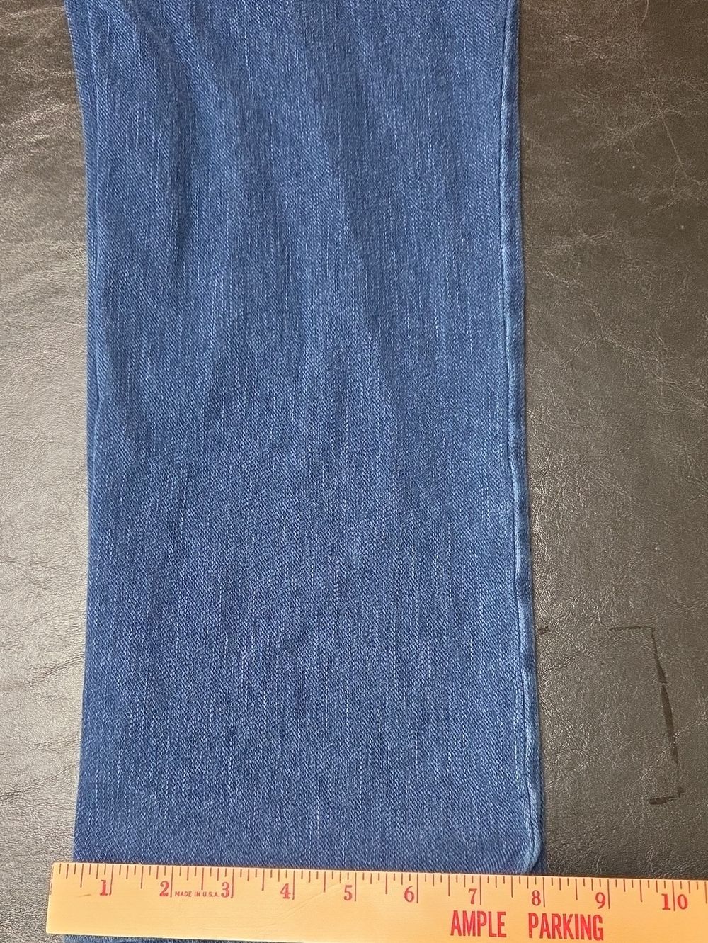Belle by Kim Gravel Size 16 Pull On Dark Wash Straight Leg Comfort Stretch Jeans - Picture 10 of 10